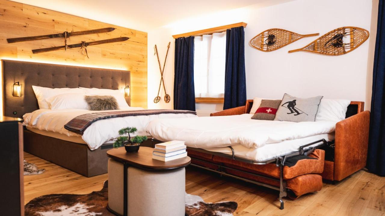 Wunderstay Alpine 3 Chic Studio Central Location Klosters Ngoại thất bức ảnh